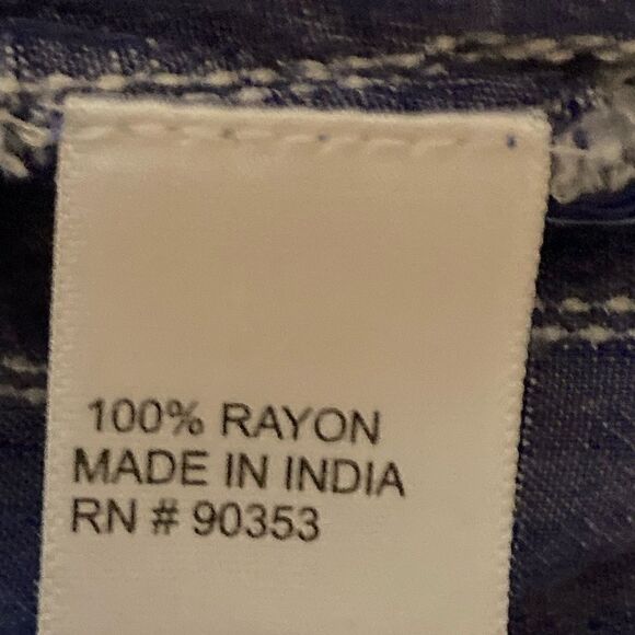 Rebellion Blue & white striped sundress Small - Picture 5 of 5